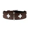 Hunter Halsband Swiss Nickel Braun/Schwarz -Deutschland Wuff Spielzeug Verkaufs-Shop 42828 hunter halsband swiss nickel braun schwarz
