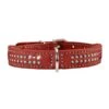 Hunter Elchlederhalsband Petit Für Kleine Hunde Chili Mit Strass -Deutschland Wuff Spielzeug Verkaufs-Shop Hunter HB Diamond Petit Elk chilli