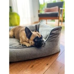 Aumüller Hundebett Sofa Ortho Line 100 Cm -Deutschland Wuff Spielzeug Verkaufs-Shop aumueller hundebett bed sofa ortho line grau web 6