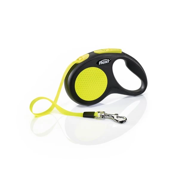 Flexi New NEON Gurtleine 5m Schwarz 3 Flexi New NEON Gurtleine 5m Schwarz