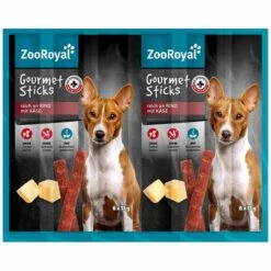 ZooRoyal Gourmet Sticks Mega Mixpaket 50x6x11g -Deutschland Wuff Spielzeug Verkaufs-Shop zooroyal gourmetsticks rind kaese 6x11g
