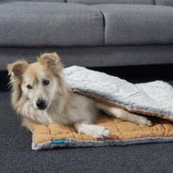 ZooRoyal Premium Haustier Kuscheldecke Luna 115x71 Cm -Deutschland Wuff Spielzeug Verkaufs-Shop zooroyal kuscheldecke luna braun web 5