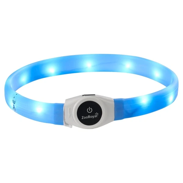 ZooRoyal LED Leuchthalsband USB Langhaar 3 ZooRoyal LED Leuchthalsband USB Langhaar